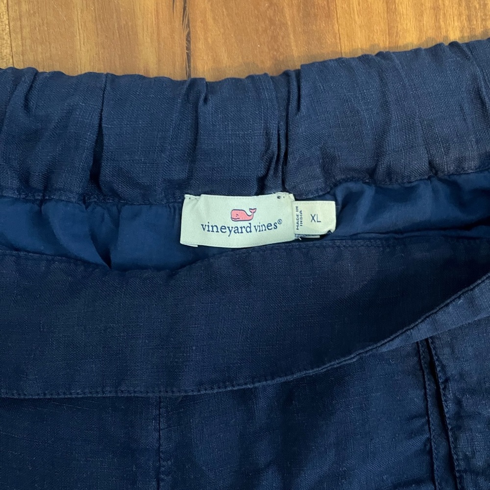 **VINEYARD VINES** Navy Linen Shorts W size XL